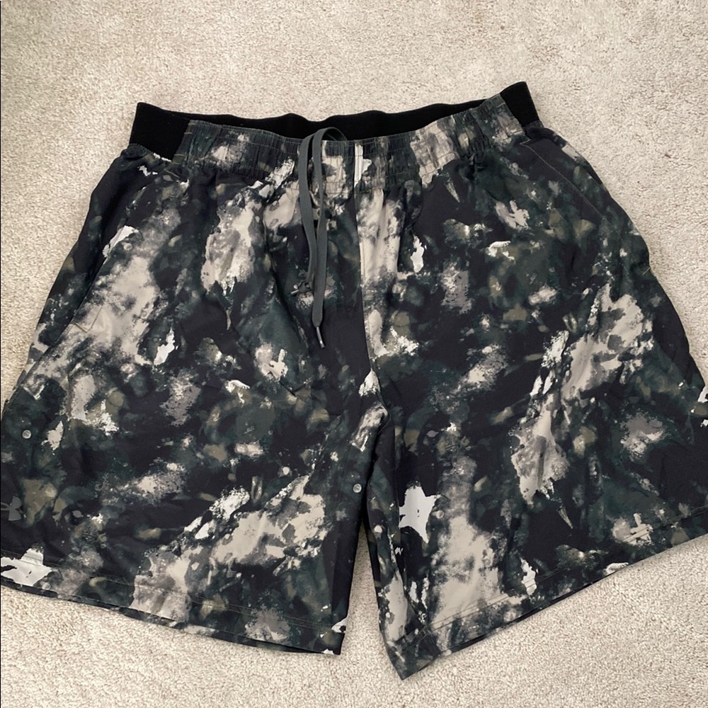 Under Armour Gray Camouflage Shorts